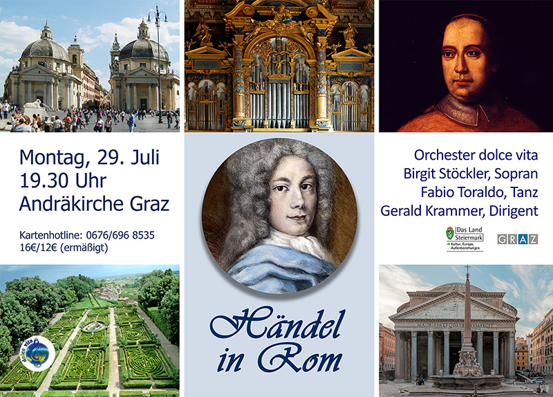 Händel in Rom. Gerald Krammer mit dolce vita